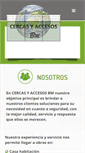 Mobile Screenshot of cercasyaccesos.com
