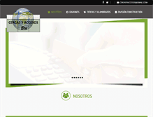 Tablet Screenshot of cercasyaccesos.com